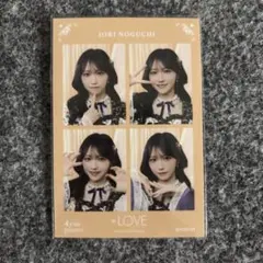 ＝LOVE イコラブ 野口衣織 4カットフォトカード 貴族衣装