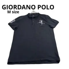 GIORDANO POLO メンズ 半袖ポロシャツ ブラック Mのサムネイル