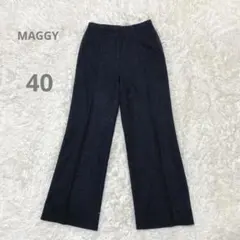 MAGGY マギー　TOKYO パンツ 40 ウール　センタープレス