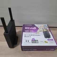 【新品同様】I-O DATA Wi-Fi 6 ルーター WN-DAX1800GRのサムネイル