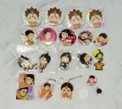 ハイキュー　西谷夕　アクキー　ラバスト　缶バッジ　グッズ