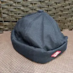 D323　 RAWFAERY　フィッシャーマンキャップ　ロールキャップ　黒