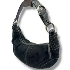rare coach 10073 hobo black signature