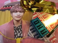 WESTꓸ A.H.O. ペンライト　中間淳太　うちわ　銀テ5本