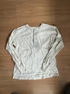 フリーホイラーズ　ヘンリーネックTシャツ　ホワイト　サイズSのサムネイル
