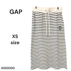 専用★美品★GAP ギャップ ストライプ ロング スカート XS ウエストゴム