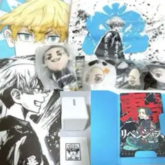 松野千冬　まとめ売り　東京リベンジャーズ ちびキャラクッション　墨絵Tシャツ