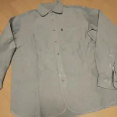 AIGLE デニムシャツ XS かなり格好いい会社通勤学校遊びお出かけに最高!!