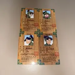 忍たま乱太郎 バラエティカードガム 学生証風カード 4枚セット