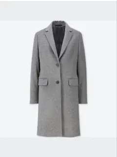【新品未使用（タグ・替えボタン付）】UNIQLO ウールカシミアチェスターコート
