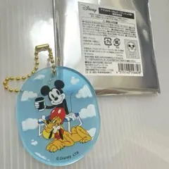 キーホルダー　羽田　oh my cafe ミッキー　プルート