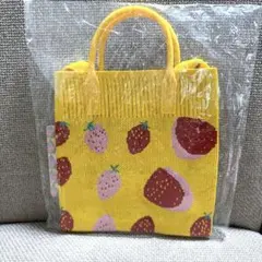 【新品】D.KELLY 2way ハンドバッグ　ショルダーバッグ　苺　イエロー