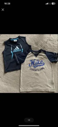 adidasタンクトップとNike Tシャツセット
