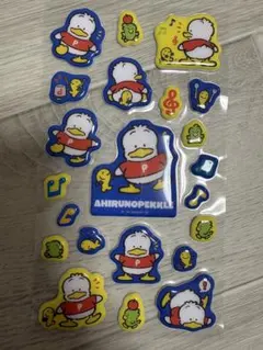 あひるのペックル　ぷっくりシール　サンリオ　海外限定　正規品　シール
