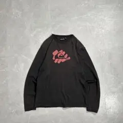 90s~00s Quik Silver 鬼フェード ロンt old surf 黒のサムネイル