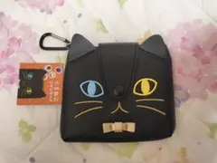 カルディ[くろねこコインケース]未使用 カラナビ付 財布