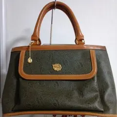ニナリッチオリーブグリーン ハンドバッグ