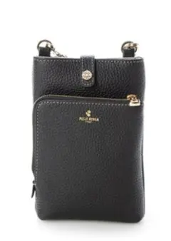 PELLE BORSA ブラックショルダーバッグ