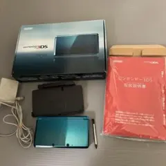 Nintendo 3DS アクアブルー 本体 通電確認済み 箱　付属品あり