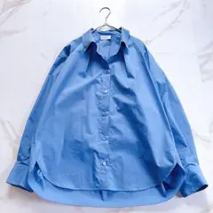 美品✨MOGA 26SS ストレッチタイプライターラグランスリーブシャツブラウスのサムネイル