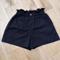 GU ブラックハーフパンツ 150