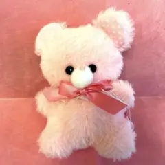 作家・ハンドメイド・きれいなピンク色のくまさんぬいぐるみ♡のサムネイル