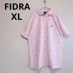 FIDRA XL半袖　ポロシャツ　ゴルフウェア　レディース　ピンクのサムネイル
