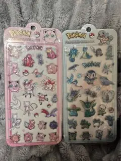 ポケモン 3Dフロックシール 2枚セット