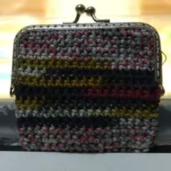 ハンドメイド がま口コインケース 小銭入れ 財布