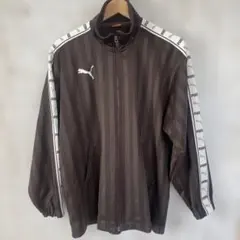 PUMA ストライプジャージ ブラウン