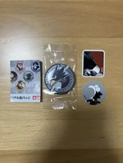 ヒロアカ　常闇踏陰　原画展　フレークシール　くら寿司　バッジ　ダークシャドウ