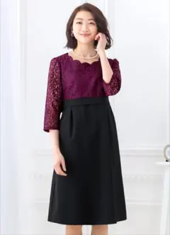 授乳服　マタニティドレス　パーティードレス　フォーマルドレス　ワンピース　Ｌ