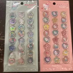 計測してません様専用正規品　おはじきふうシール　24ピース　ハンギョドン　キティ