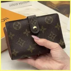 ルイヴィトン モノグラム ヴィエノワ 二つ折り がま口 財布