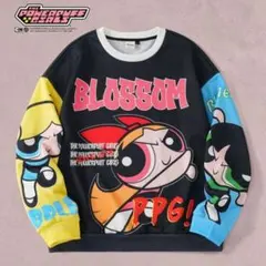 パワーパフガールズ＊クルーネック長袖 プルオーバー XXL 大きいサイズ