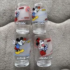 昭和レトロKIRIN LEMON ミッキー ミニー コップ 4個セット