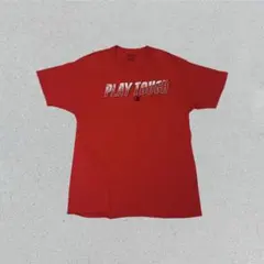 「*」様 CHAMPION ロゴTシャツ vintage アメカジ風 L レッド