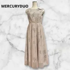 新品タグ付き♡MERCURYDUO 花柄ノースリーブプリーツドレス／ワンピースF