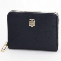 トミーヒルフィガー 財布 モノグラムラウンドジップウォレット