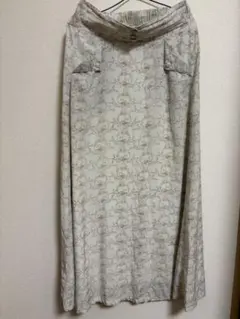mystic トワルドジュイ柄 ロングスカート