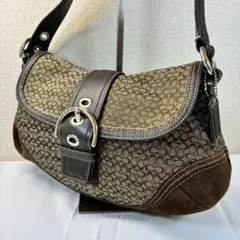 [極美品] COACH シグネチャー ワンショルダー ソーホー y2k