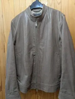 MORGAN HOMME洋革ジャンパーメンズS