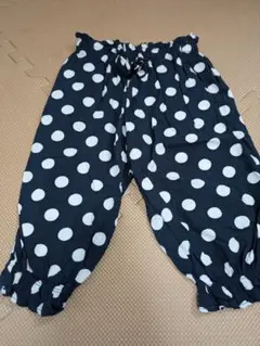 水玉模様のカジュアルパンツ 120