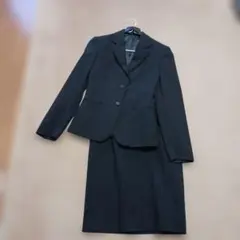 【洋服の青山】スーツ　ジャケットスカート ウォッシャブル　SSサイズ
