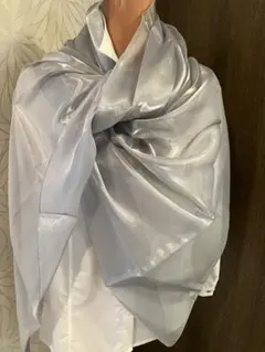 シルバー大判ストール