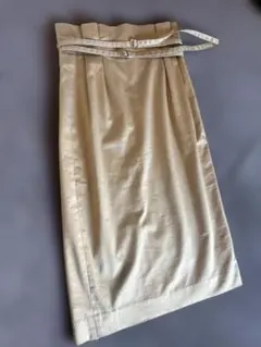 <値下>三越伊勢丹購入品　VICKY タイトスカート デザインベルト　光沢感のサムネイル
