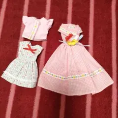 リカちゃん　人形　服　ワンピース　昭和レトロ　セット