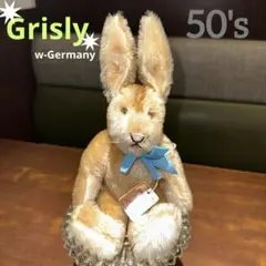 50's Grisly モヘア ラビット 27cm 西ドイツ製 うさぎ バニーのサムネイル