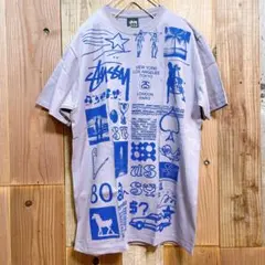 【廃盤】STUSSY ステューシー SARA TEE ロゴ プリント 半袖