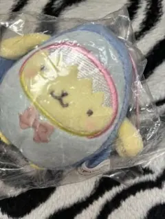 ポムポムプリンストラップ　キーホルダー　ぬいぐるみ　鮫　サメ